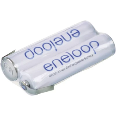 Immagine di Pacco batteria 2x Ministilo (AAA) Panasonic eneloop Reihe F1x2 linguette a saldare Z NiMH 2.4 V 750 mAh