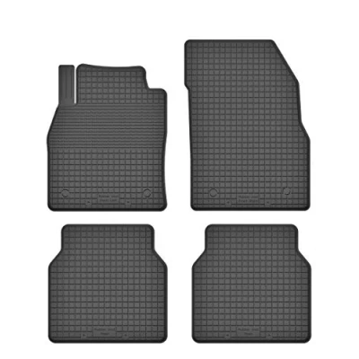 Immagine di Tappetini in gomma, 1,5 cm, bordo compatibile con Opel Crossland X (anno di costruzione dal 2017), ideali per 4 pezzi, un set