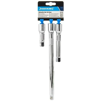 Immagine di Silverline 783095 Serie di 3 Prolunghe per Cricchetto da 1/2&quot;