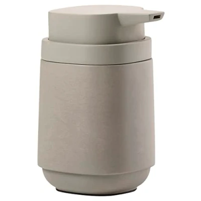 Immagine di Zone Denmark Time Dispenser per sapone da bagno, diametro 8 cm, altezza 13 220 ml, concrete