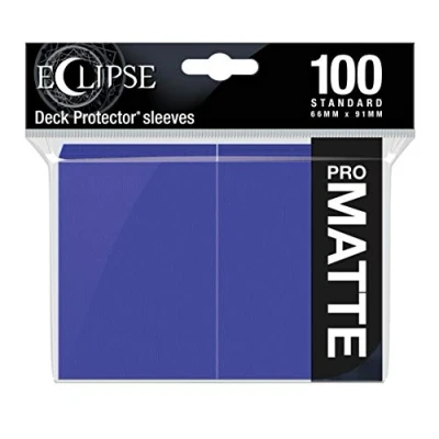 Immagine di Ultra Pro Eclipse Standard Matte Sleeve 100 Pack Royal Purple, Colore Viola reale, 15622