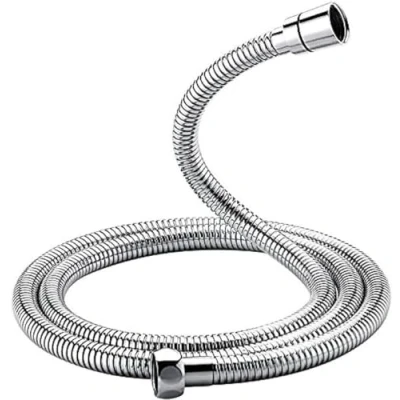 Immagine di GRIFEMA COMPLENTO G851Flessibile Doccia in Acciaio Inossidabile (G1/2 pollici, 150 CM), Tubo da Anti Torsione, Argento/Cromo