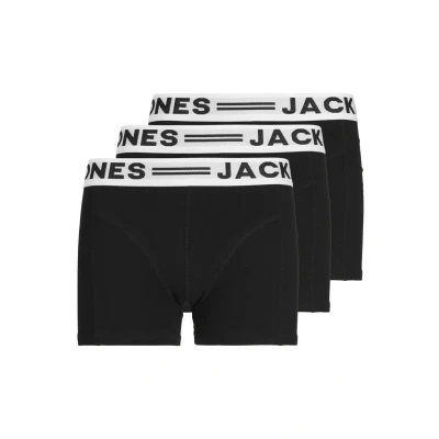 Immagine di Jack &amp; Jones Junior Sense Trunks JR 3 PACK Culotte per bambini, Taglia: 140, Black