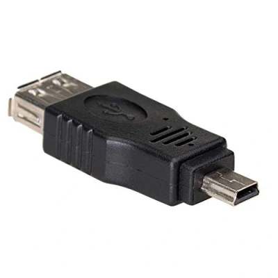 Immagine di Akyga adattatore AK AD 07 USB A (f) / mini B (m) OTG, Lettore di schede memoria, Nero