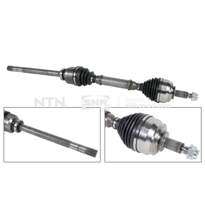 Immagine di SNR DK55.218 Albero motore / Semiasse Assale anteriore Dx 985, 1003, 985mm