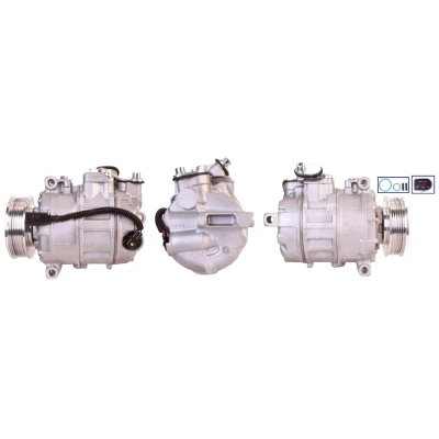 Immagine di LUCAS ACP981 Compressore Aria Condizionata PAG 46 R134a con guarnizioni VOLKSWAGEN: Amarok Pick up, Multivan 5 (7HM, Transporter Bus