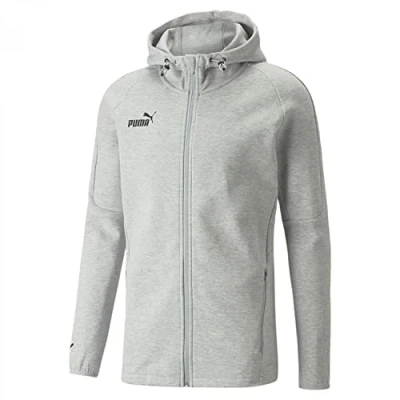 Immagine di Puma Teamsport Teamfinal Casuals Felpa con zip, Uomo, Taglia: Small, Grau