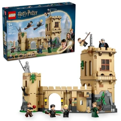 Immagine di LEGO Harry Potter Castello di Hogwarts: Lezioni Volo con 6 Minifigure da Collezione tra cui Draco Malfoy e la Professoressa McGonagall, Gioco Ruolo per Bambini 9 Anni dal Mondo Magico 76447