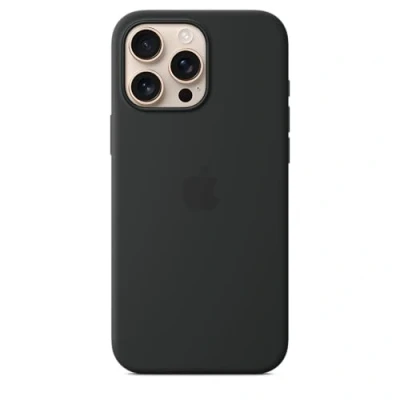 Immagine di Apple Silicone Back Cover Nero MagSafe iPhone 16 Pro Max