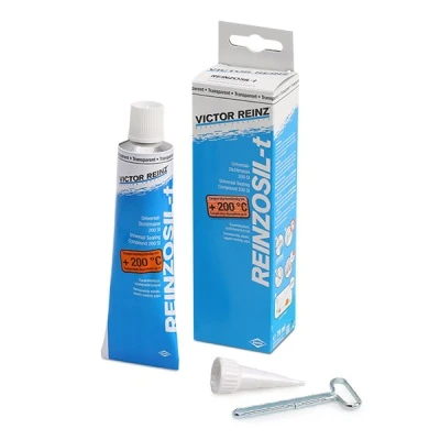 Immagine di REINZ 70 31453 00 Sostanza sigillante Tubo Silicone Senza solvente, sempre elastico, indurente trasparente REINZOSIL t