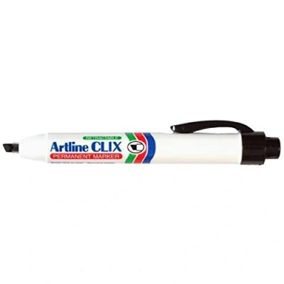 Immagine di Artline Ek93 un singolo Click to Write Retractable Permanent Marker, colore: nero