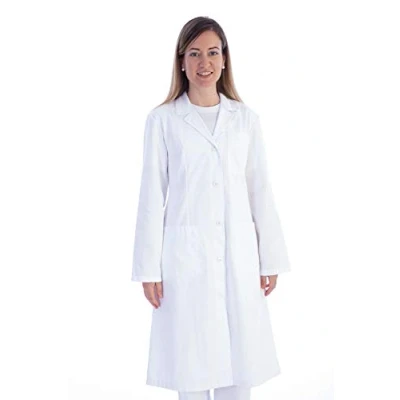 Immagine di Gima 21404 Camicia in Cotone e Poliestere, con Bottoni para Donna, L, Bianco