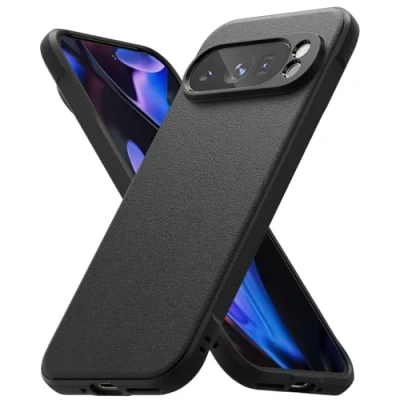 Immagine di Ringke Onyx Compatibile con Cover Pixel 9 Pro XL, Ottima Grip Antiscivolo Antiurto Perfetta Calza Custodia Robusta Antigraffio TPU Black