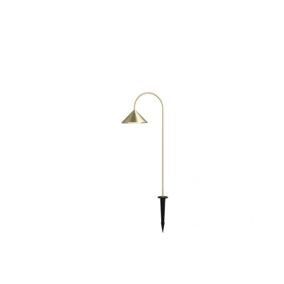 Immagine di Lampada con picchetto a terra FRANDSEN LED Grasp, color ottone, altezza 82