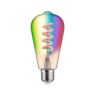 Immagine di Paulmann Lampadina LED ERP: G (A G) E27 6.3 W RGBW