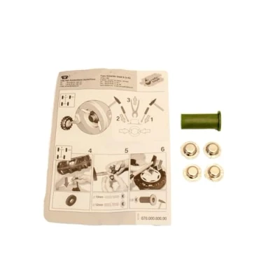 Immagine di Rolly Toys Set di pezzi ricambio, sacchetti con 4 cappucci da 12 mm e aiuto per il montaggio, accessori X100200120000, verde