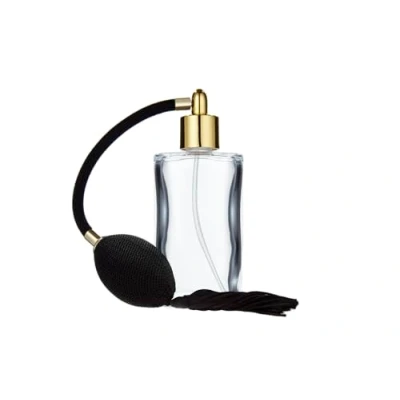 Immagine di Fantasia 46186 Boccetta ovale trasparente in vetro con pompetta, 100 ml