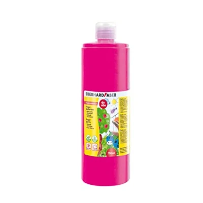 Immagine di Eberhard Faber 578919 Pittura a dita EFA, magenta chiaro, 750 ml, lavabile e ad asciugatura rapida