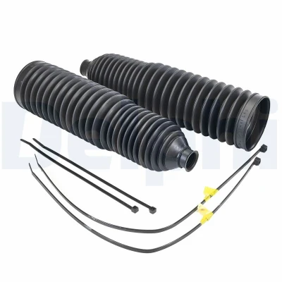 Immagine di DELPHI TBR4583 Cuffia Scatola Sterzo Assale anteriore 19, 18mm 63mm 255, 255mm AUDI: A4 B5 Avant, A6 C5 Sedan, A8 D2, VOLKSWAGEN: Passat GP Variant