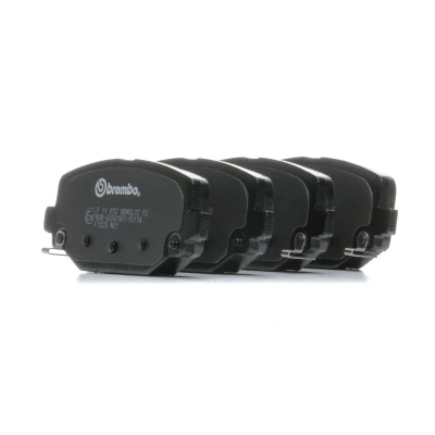 Immagine di BREMBO P 11 032 Kit pastiglie freno con segnalatore acustico usura accessori FIAT: Freemont, LANCIA: Voyager, DODGE: Journey MPV