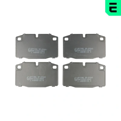 Immagine di OPTIMAL BP 09360 Kit pastiglie freno Assale anteriore con lamierino anticigolío OPEL: Kadett E CC, Corsa A Omega Sedan