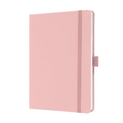 Immagine di SIGEL JN405 Jolie Taccuino, a righe, circa A5, rosa chiaro, copertina rigida, 192 pagine