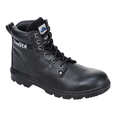 Immagine di Portwest FW11 S3 Stivali Antinfortunistici, Unisex Adulto, SRC, Nero (Nero Bkr), 41 EU (7 UK)