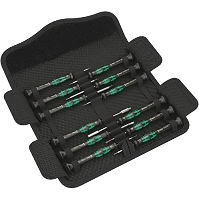 Immagine di Wera Kraftform Micro 12 Electronics 1 Elettronica e meccanica di precisione Kit cacciaviti parti Taglio, Croce Phillips, Brugola interna, Spanner, TORX BO,