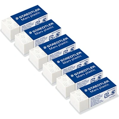 Immagine di Staedtler 526 53 Gomma Mars Plastic Mini senza ftalati e lattice, 12 pezzi