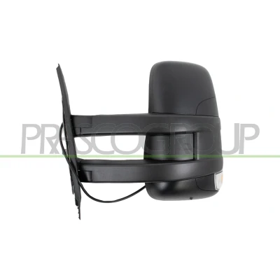 Immagine di Specchietto retrovisore esterno Prasco FT9507324 Sx nero elettrico termico, Braccio specchio lungo, senza tinta IVECO: DAILY 6 Pritsche/Fahrgestell