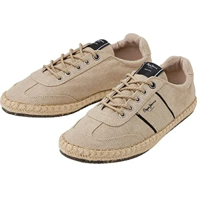 Immagine di Pepe Jeans TOURIST VEGAS LINEN, Scarpa da ginnastica Uomo, Ecru, 26 EU