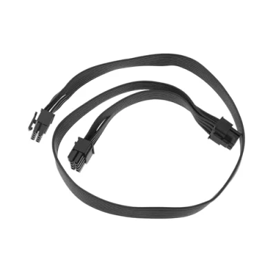 Immagine di Create idea Cavo Di Alimentazione Da 8 Pin A Doppio 6+2 Collegamento GPU maschio P CIE Compatibile Con Thermaltake ARESGAME Modular PSU 60 Cm+15 Cm