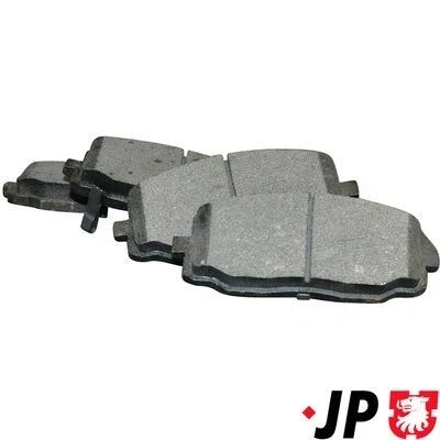 Immagine di JP GROUP 3563600510 Kit pastiglie freno Assale anteriore con segnalatore acustico usura HYUNDAI: i20 I Hatchback, i10 II