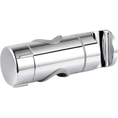 Immagine di Joyoldelf Doccia Supporto Staffa, Regolabile 18 25 mm ABS per Doccia, Barra, Saliscendi con Finitura Cromata (grigio)