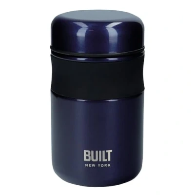 Immagine di Built Thermos a Doppia Parete con Isolamento sottovuoto, per cibi Caldi e Freddi, Acciaio Inossidabile, Marina Militare, 490 ml