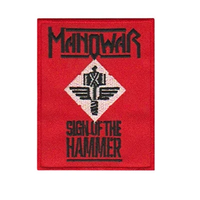 Immagine di Manowar Manowar_2 Toppa ricamata termoadesiva per souvenir