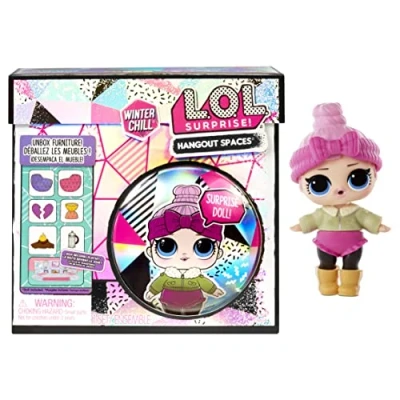 Immagine di L.O.L. Surprise! LOL Surprise Winter Chill Set Ice SK8TER Con 10+ sorprese tra Cui Bambola, Accessori e mobili Playset Pieghevole da Collezione età: 4+ Anni, Colore, 576648C3