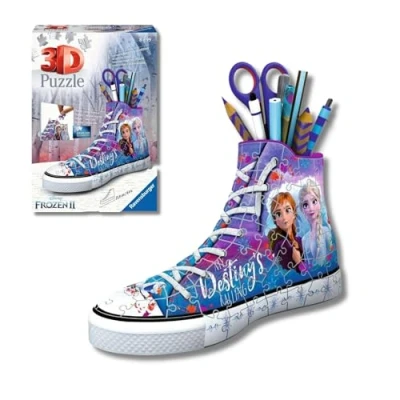 Immagine di Ravensburger Puzzle, Puzzle 3D, Sneaker Frozen 2, 3D Bambini, 108 Pezzi, Frozen, Età Consigliata 8+