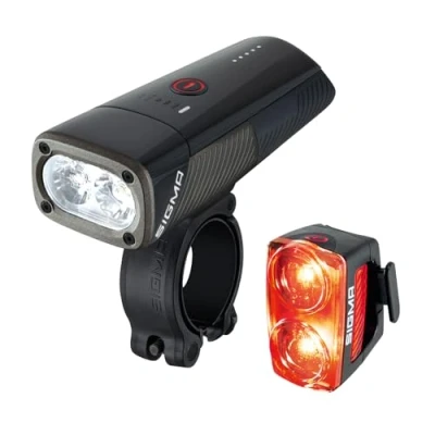 Immagine di SIGMA BUSTER 1600 / RL 150 Luci anteriori e posteriori a LED lumen batteria con sei modalità di illuminazione