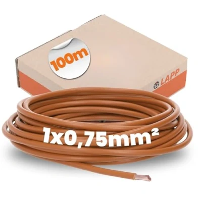 Immagine di LAPP 4510032 Cavo per cablaggi H05V K 1 x 0.75 mm² Marrone 100 m