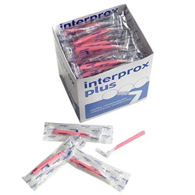 Immagine di Interprox Plus Spazzolini interdentali, confezione da 100 pezzi (rosa nano)