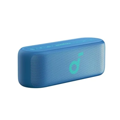 Immagine di Soundcore Select 2S cassa bluetooth portatile con suono stereo da 20W, tecnologia BassUp™,16 ore, connessione senza fili e impermeabilità IPX7 per escursioni avventure all&#039;aria aperta