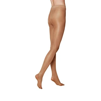 Immagine di Kunert 333000 Satin Look 20 Calze Transparenti da Donna, Beige (Candy), 36/38