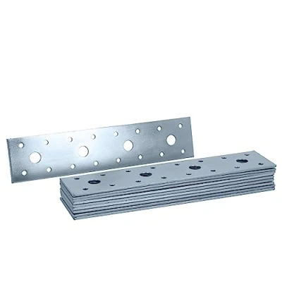 Immagine di HELPMATE 12 Connettori piatti 40 x 180 mm in legno galvanizzato e passivato blu Piastra di collegamento con eccellente anticorrosione, stabile durevole Montaggio semplice