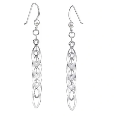 Immagine di Materia by Matthias Wagner Orecchini lunghi a goccia, in argento Sterling 925, dimensioni: 5 x 54 mm, con apposita confezione