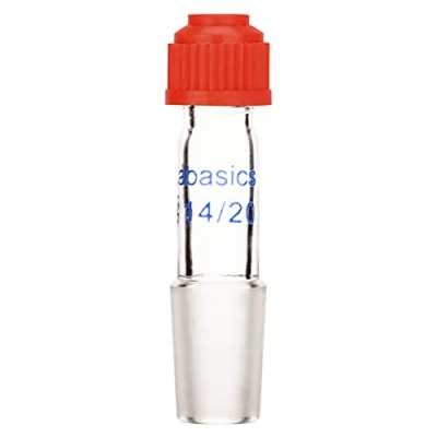 Immagine di Labasics Termometro Adattatore di Distillazione, per con 14/20 Giunto Interno, 80mm Altezza, Thermometer Inlet Adapter Apparecchi Distillazione (14/20 Joint)