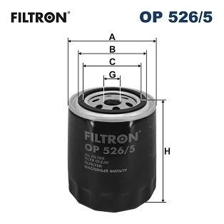 Immagine di FILTRON OP 526/5 Filtro olio 3/4 16 UNF ad avvitamento AUDI: A4 B7 Avant, A6 C6 B6 VOLKSWAGEN: Passat B5 GP Variant