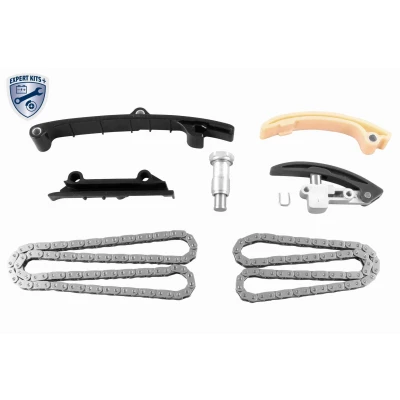 Immagine di VAICO V10 10016 BEK Kit Catena distribuzione con tendicatena, guide di scorrimento per albero a camme chiusa, Simplex VOLKSWAGEN: Golf 4