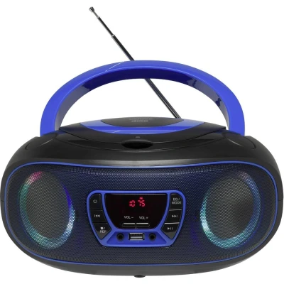 Immagine di Denver TCL 212BT Radio CD FM AUX, CD, USB, Bluetooth illuminazione datmosfera Blu