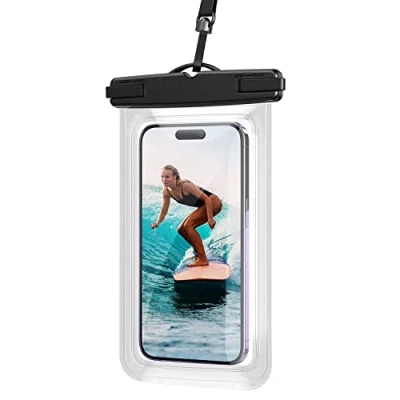Immagine di RUNMKUO Custodia Impermeabile Smartphone IPX8,Sacchetto Subacqueo per iPhone 14/13/12/11 PRO Max XR XS X, Galaxy A22/A52/A12, Huawei P40 P30 Fino a 7,0&quot;